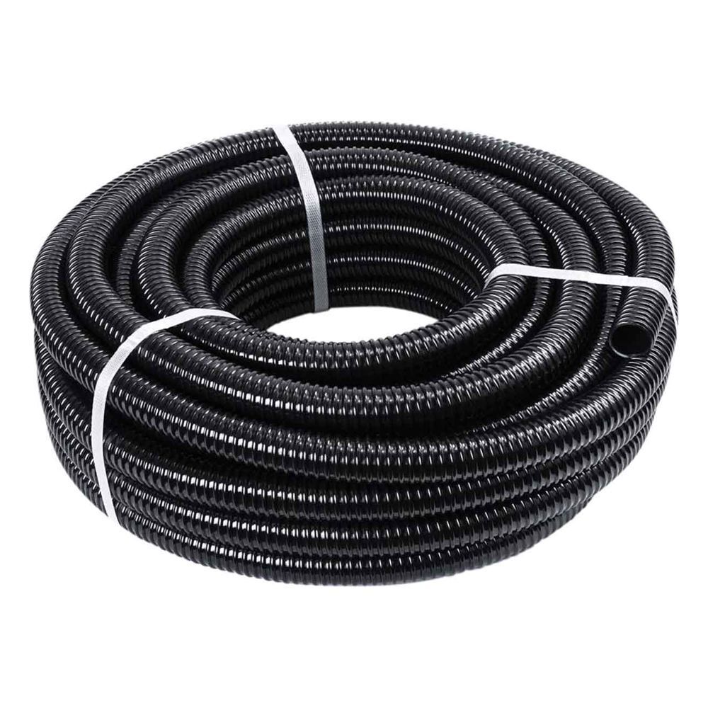 Hose Fluted Waste 25mm x1m RX BLK Smooth Bore Reinforced